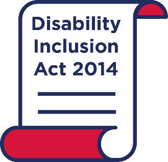 Disability Inclusion Act 2014 icon.
